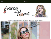 Tablet Screenshot of fashionandcookies.com